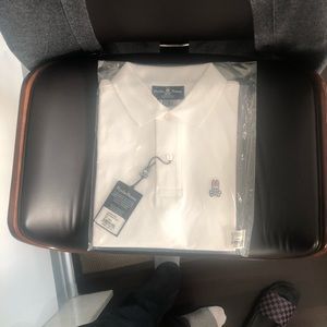 NWT Psycho Bunny Classic Polo Sz 5 (Medium) White